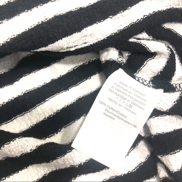 nwt madewell • stripe side tie tshirt - Picture 5 of 7